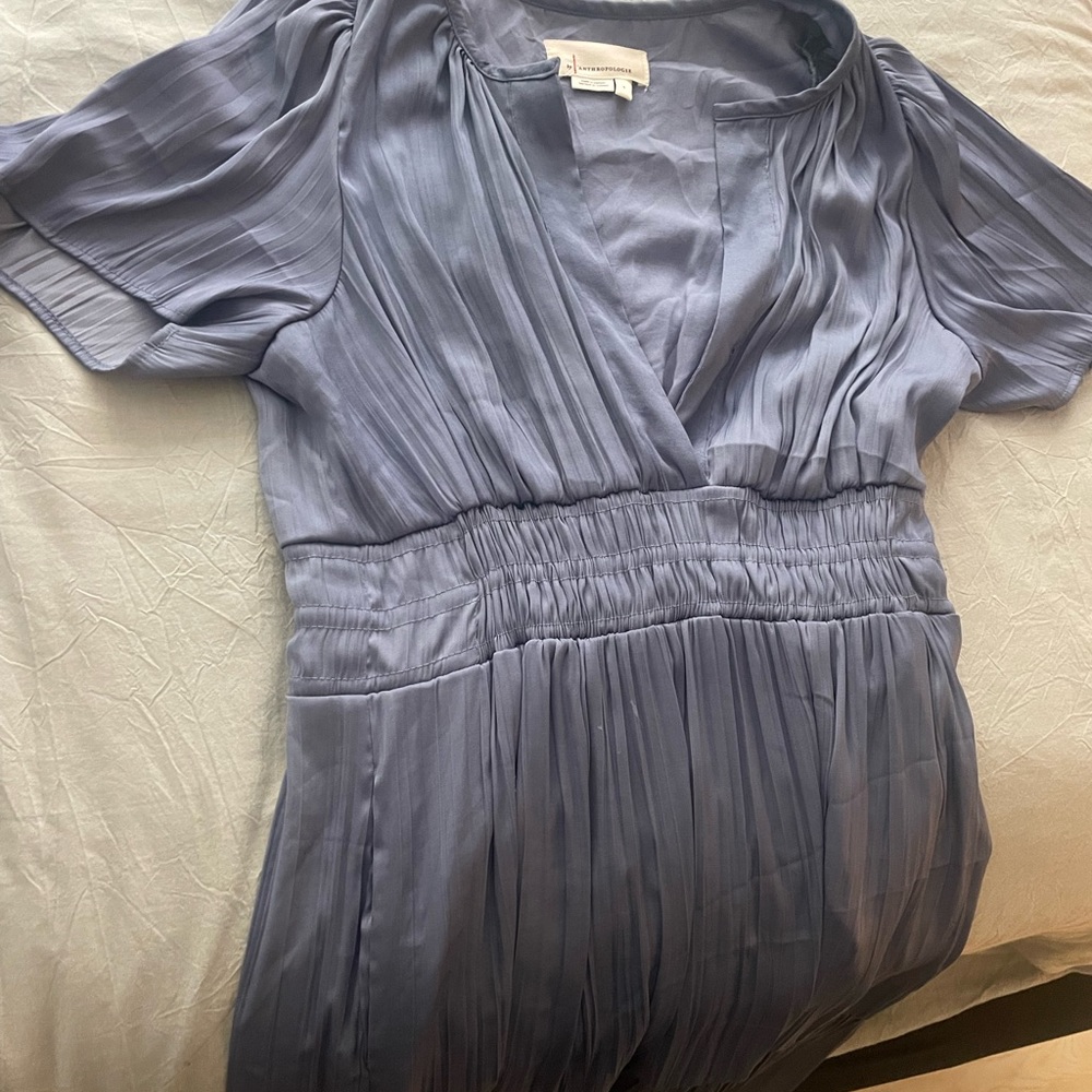 COPY - NWT never worn blue maxi Anthropologie dress - Picture 4 of 6